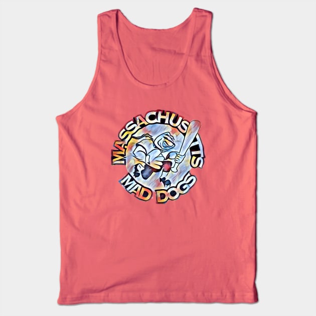 Massachusetts Mad Dogs Baseball Tank Top by Kitta’s Shop